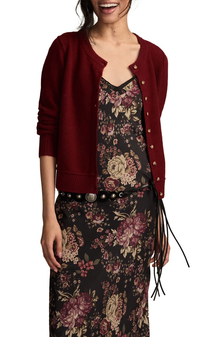 Cloud Soft Cardigan, Main, color, SYRAH
