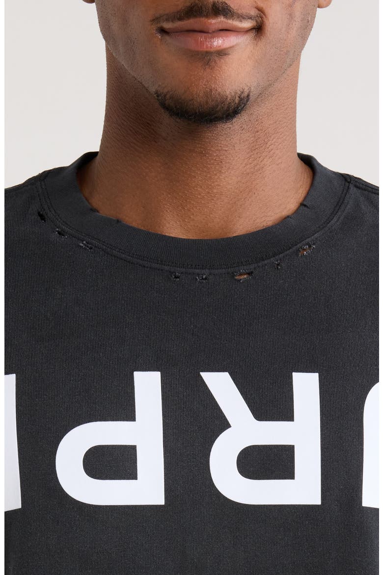 Heavyweight Cotton Jersey Graphic T-Shirt, Alternate, color, BLACK