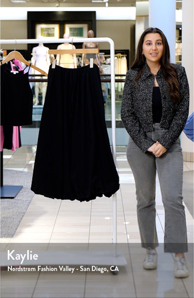 Cassandra Organic Cotton Crop Camisole & Drawstring Midi Skirt, sales video thumbnail