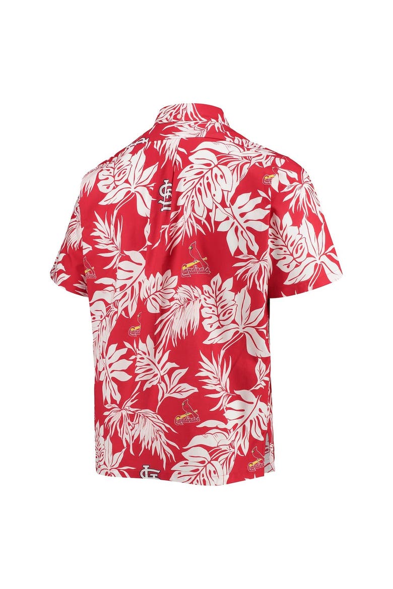Men's Reyn Spooner Red St. Louis Cardinals Aloha Button-Up Shirt, Alternate, color, Red