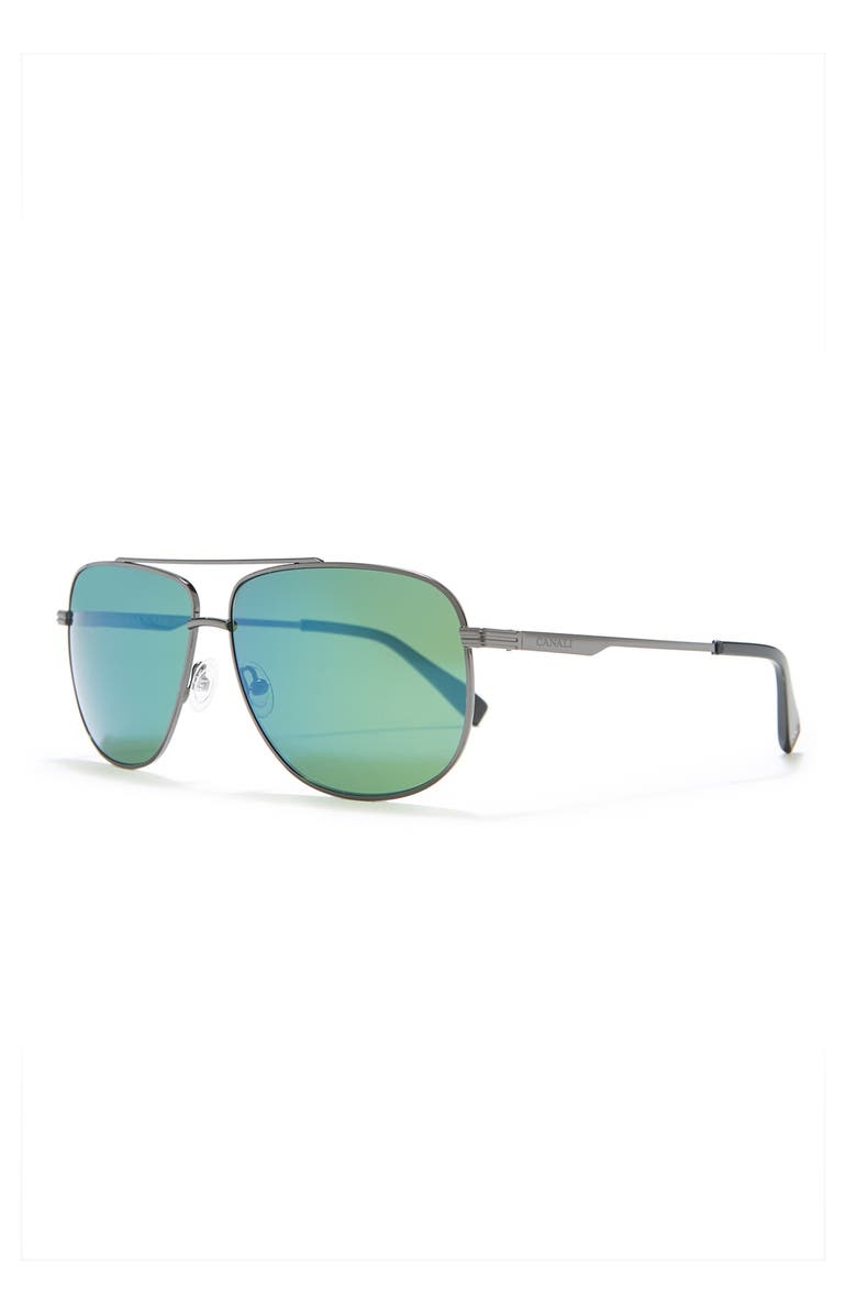 Canali 64mm Aviator Sunglasses, Alternate, color, 