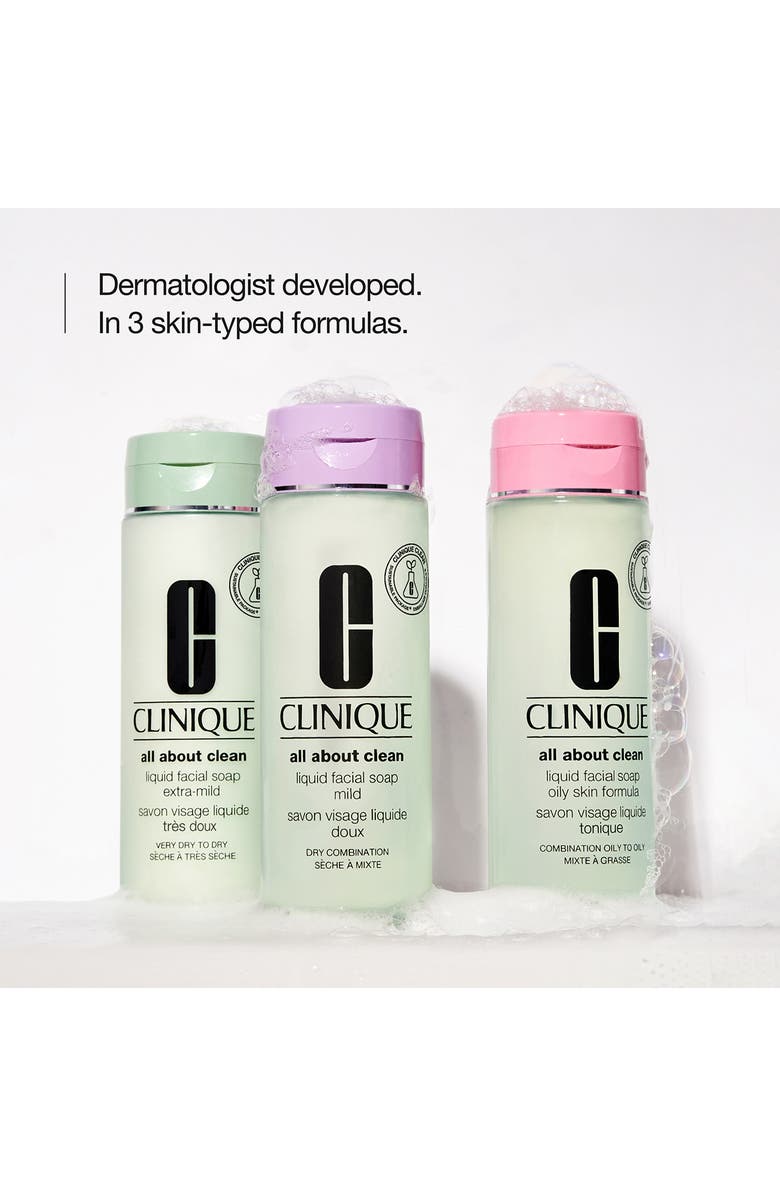 Clinique All About Clean<sup>™</sup> Liquid Facial Soap, Alternate, color, Mild