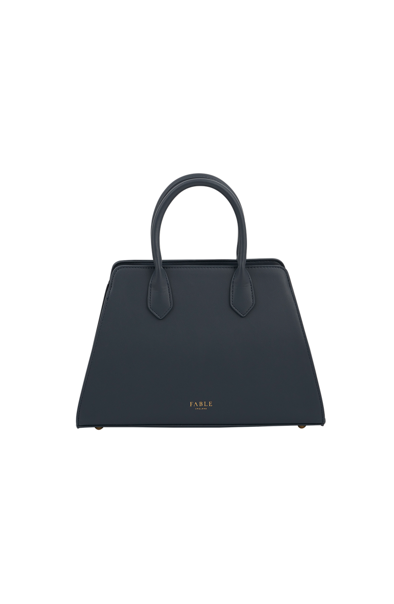 Fable England Navy Disty Medium Structured Tote, Alternate, color, Navy