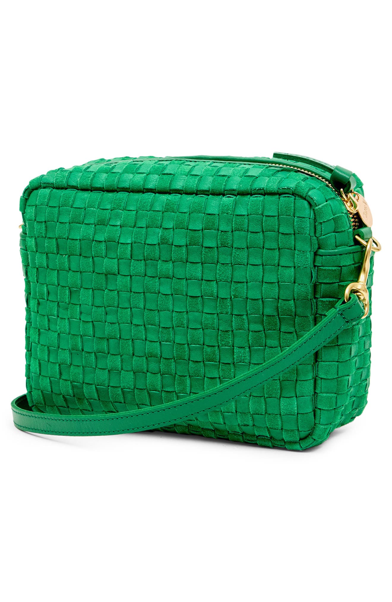Midi Sac Woven Crossbody Bag, Alternate, color, GRASS
