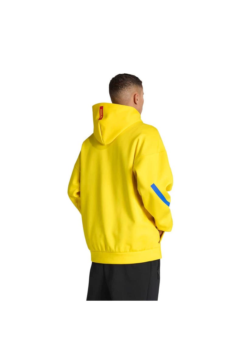 adidas Men
s adidas Yellow Club America 2025/26 Club Anthem Full-Zip Hooded Jacket, Alternate, color, Yellow