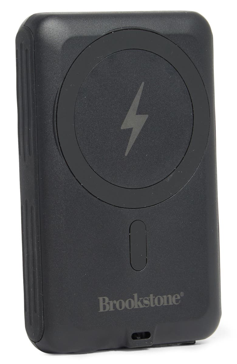BROOKSTONE 5000mAh MagSafe<sup>®</sup> Power Bank, Alternate, color, Black