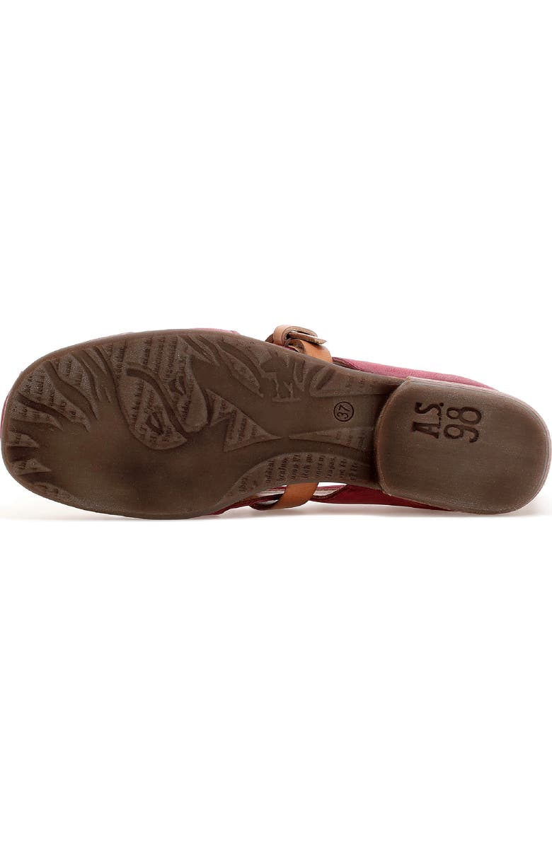 A.S.98 Zoie Cutout Flat, Alternate, color, Cranberry