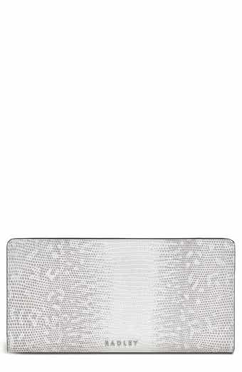Large Coin Street Lizard Embossed Leather Wallet