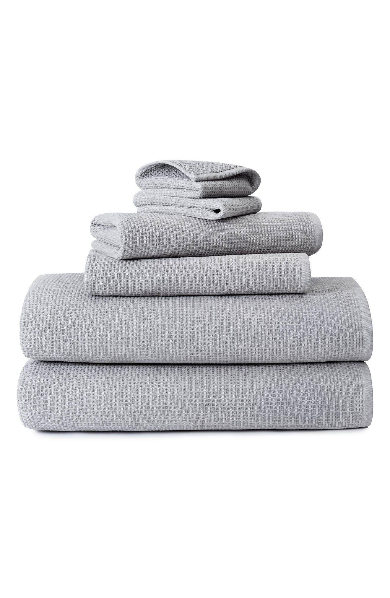 Canal Waffle Weave Cotton Bath Towel