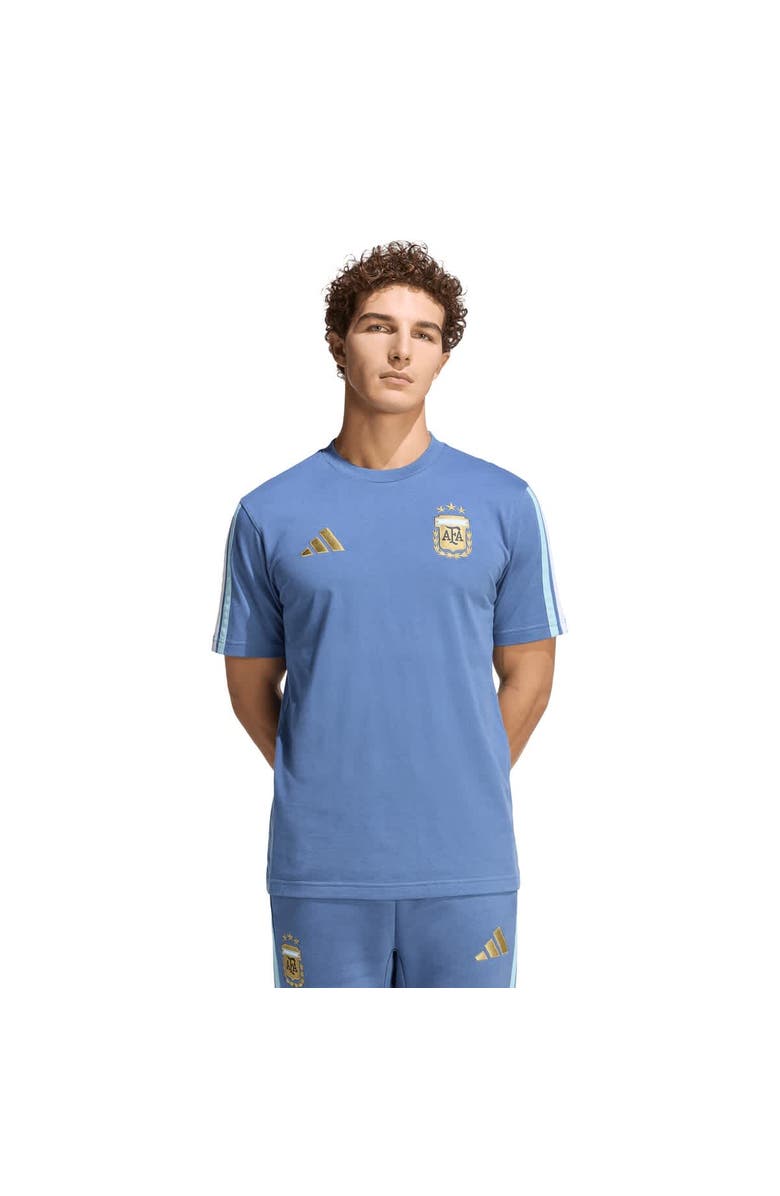 adidas Men's adidas Blue Argentina National Team FIFA x World Cup Alphaskin T-Shirt, Main, color, Blue