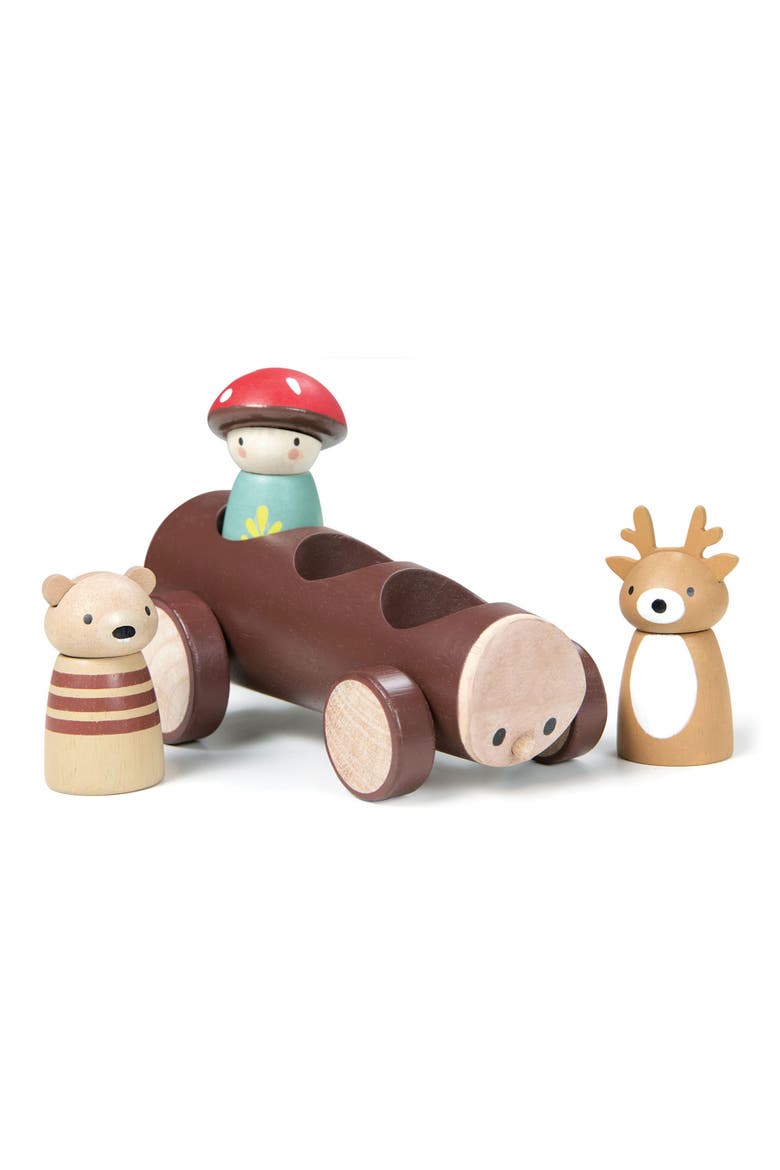 Timber Taxi Wooden Car Toy, Alternate, color, MULTI