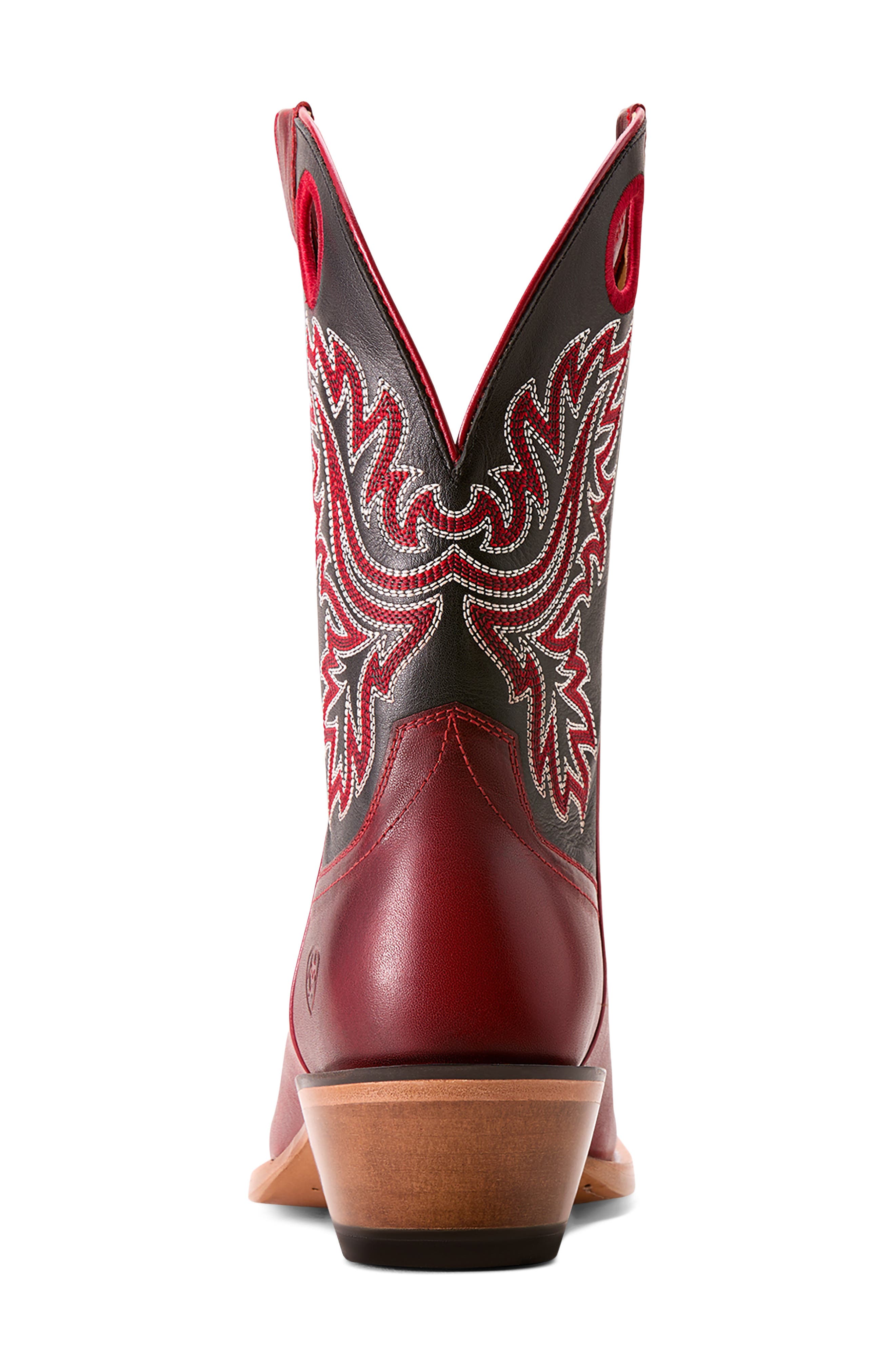 Bronc Stomper Leather Western Boot, Alternate, color, RED