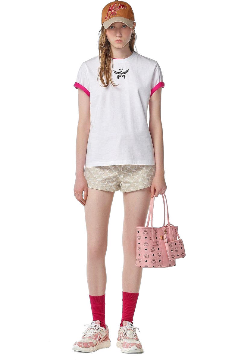 MCM Small Liz Shopper in Visetos, Alternate, color,