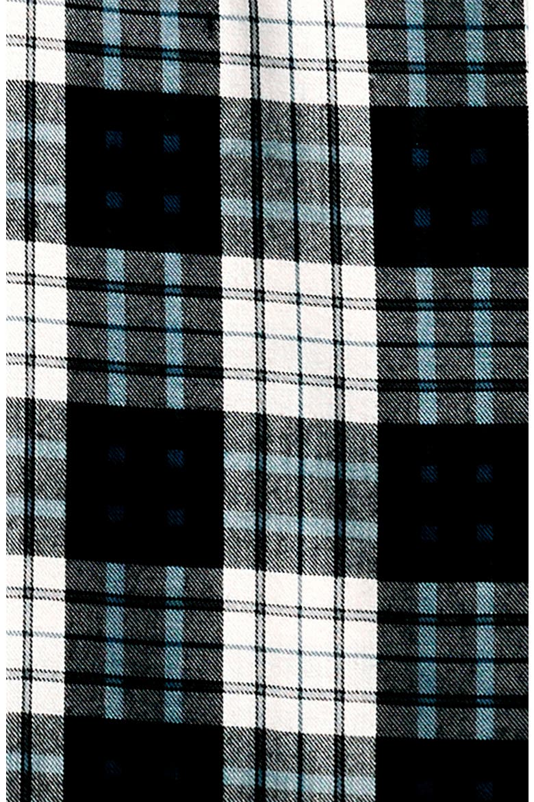 Kids' Plaid Flannel Pajama Pants, Alternate, color, BLACK MULTI CHECK