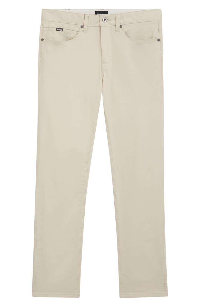BOSS Delaware Slim Fit Stretch Jeans, Alternate, color, Open White