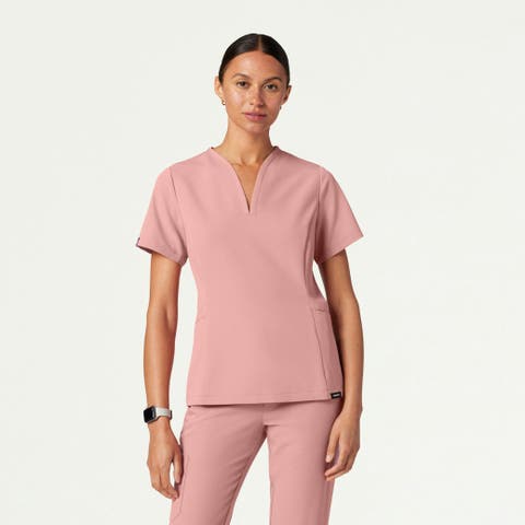 Calix Women's 2-Pocket Tailored V-Neck Scrub Top