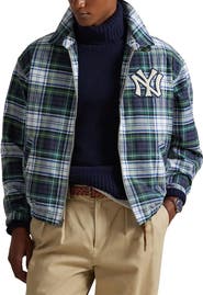 Polo Ralph Lauren Navy Yankees Oxford Jacket