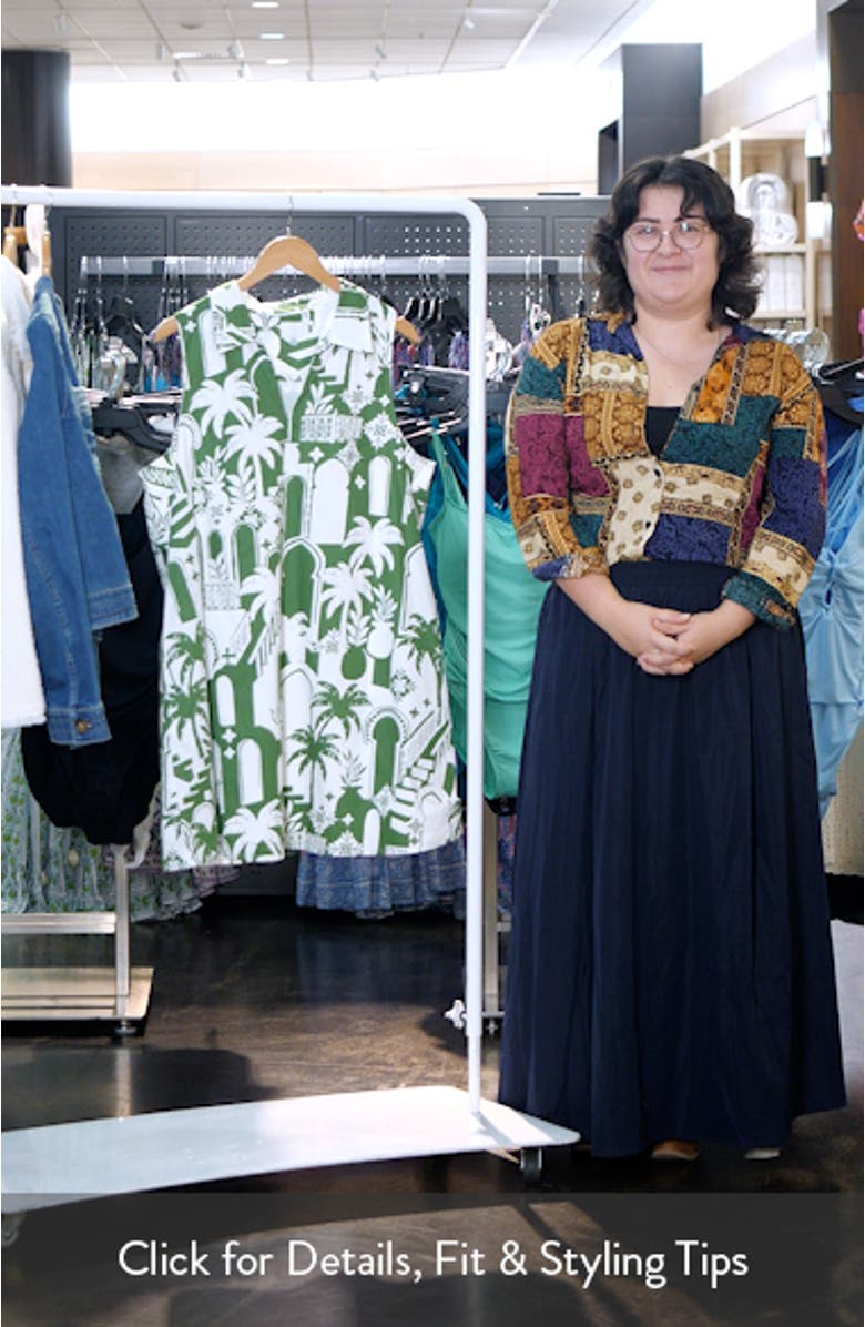 Lexya Nala City Sleeveless Cotton Shift Dress, sales video thumbnail