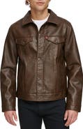 Levi's Faux Leather Trucker Jacket