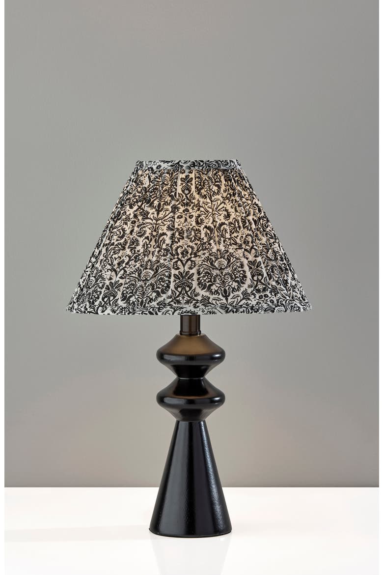 Dahlia Table Lamp, Alternate, color, BLACK