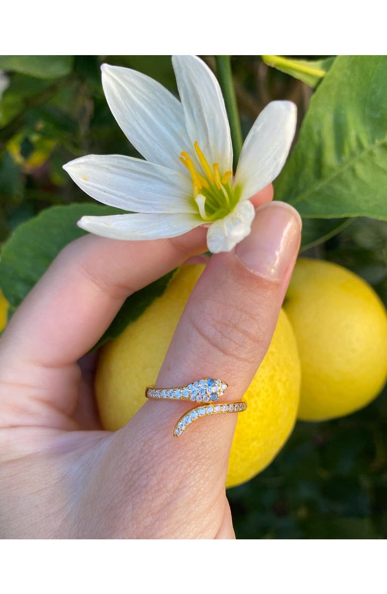 NATIVE GEM Snake Charmer Ring, Alternate, color, Gold