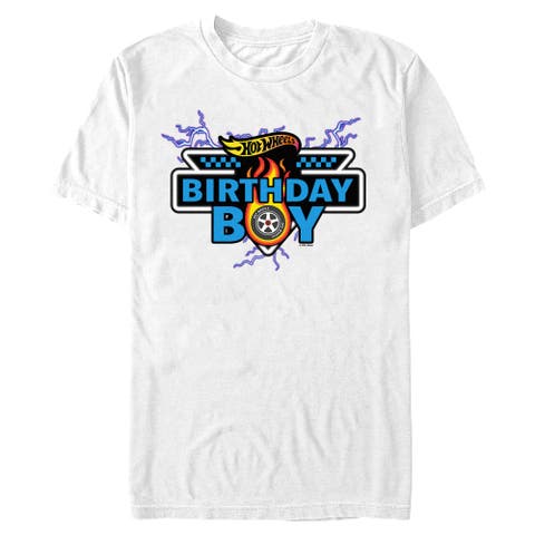 Men's Hot Wheels Racing Birthday Boy  Graphic T-Shirt