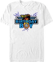 Hot Wheels Men's Hot Wheels Racing Birthday Boy Graphic T-Shirt