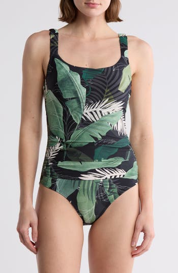 Jantzen Eden Tankini 2-piece Bikini In Green