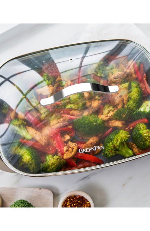 Greenpan Advanced Electric 7-quart Skillet In Neutral