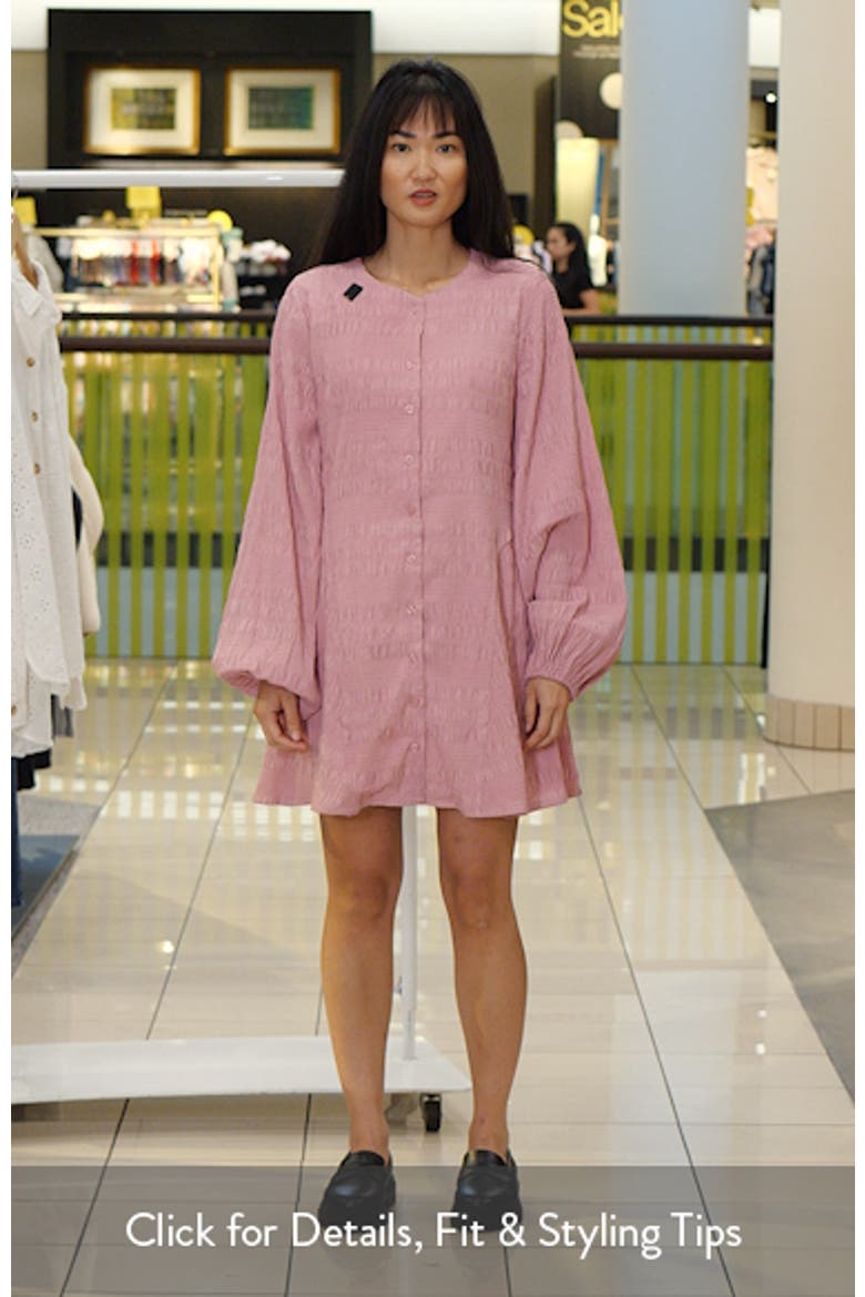 Amaya Smock Detail Long Sleeve Minidress video