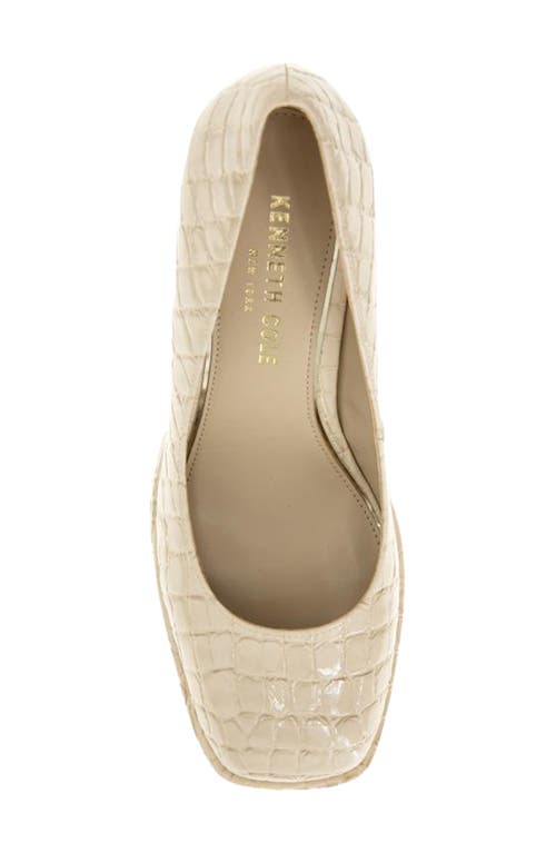 Kenneth Cole Bri Platform Pump In Neutral