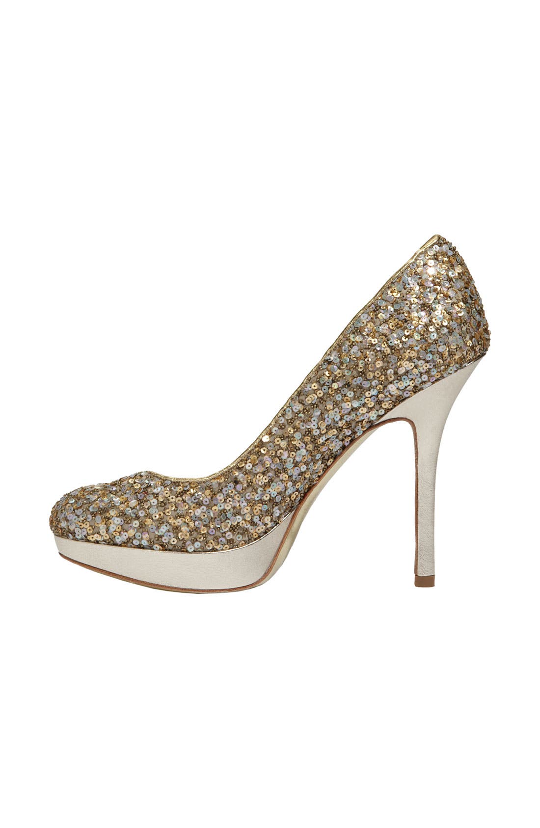 'Flipp' Sequin Pump, Alternate, color, FANTASY GOLD