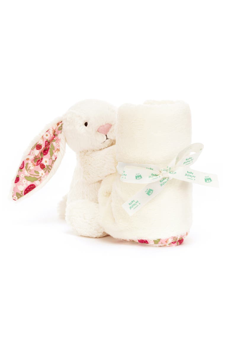  Small Cream Blossom Bunny （S） Blossom Cream Bunny 'Berry' 6-Inch Plushie & Soother Blanket