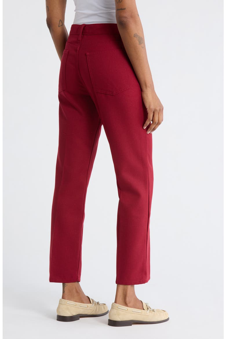 The Kevin High Waist Ankle Pants, Alternate, color, CURRANT