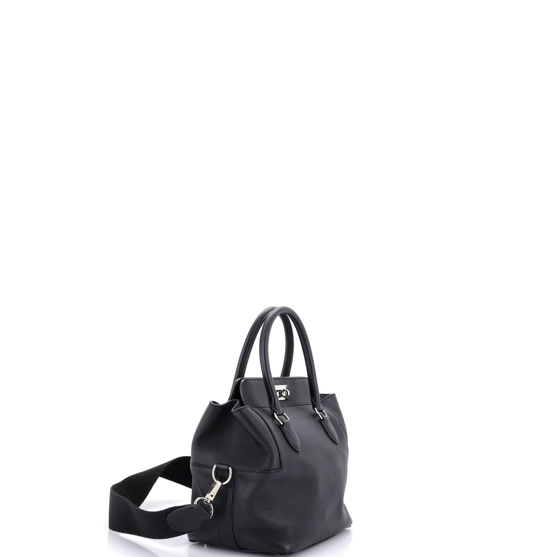 Pre-Owned Hermes Toolbox Bag Swift 20, Alternate, color, Noir