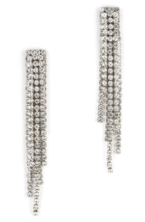 Elisa Crystal Drop Earrings