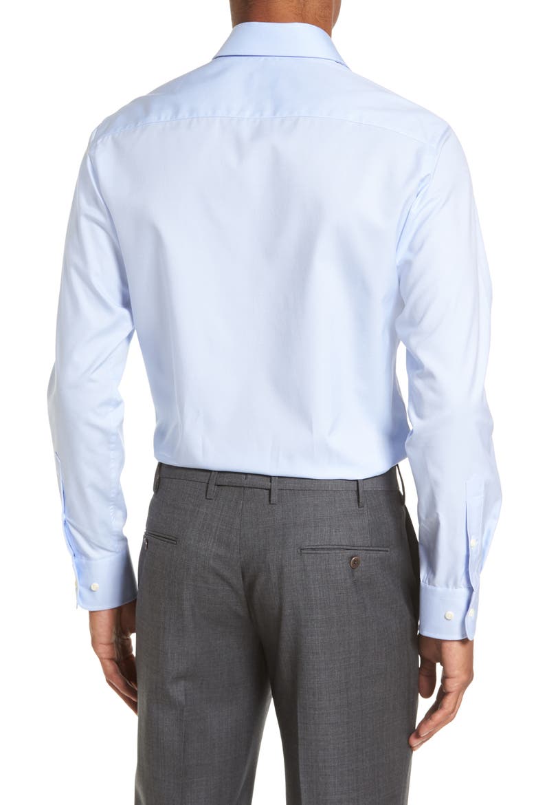 Slim Fit Solid Dress Shirt, Alternate, color, SKY