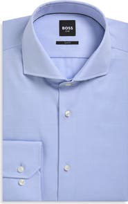 BOSS P-Hank Slim Fit Cotton Dress Shirt