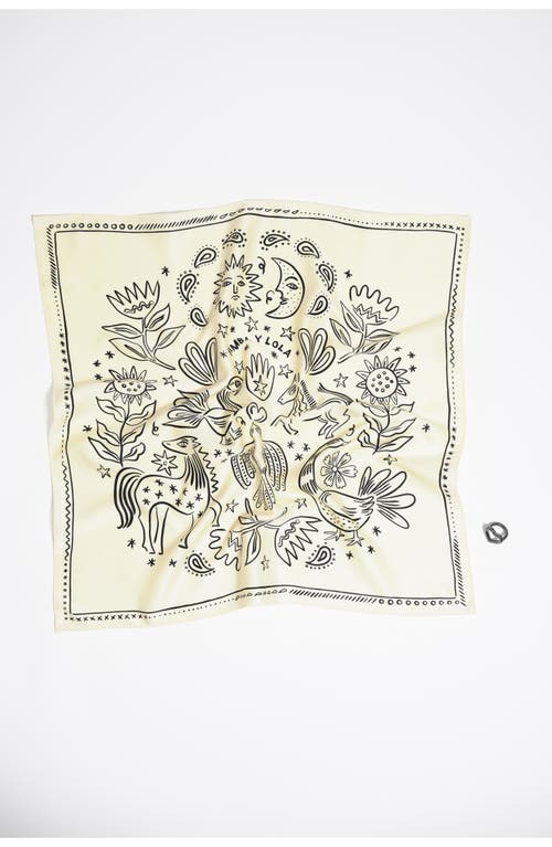 Bimba Y Lola Esoteric Scarf Bag Charm In White