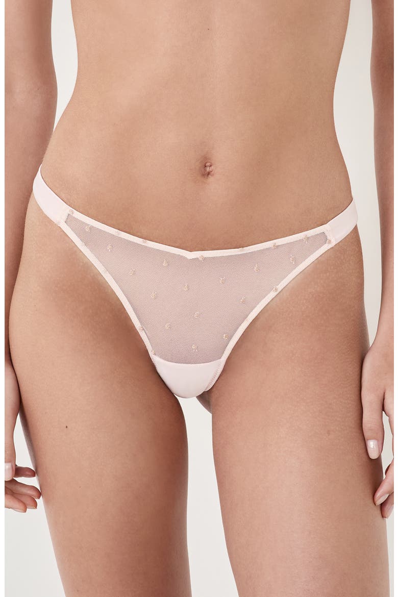 Divine Brazilian Cut Thong, Main, color, ROSE POUDRE