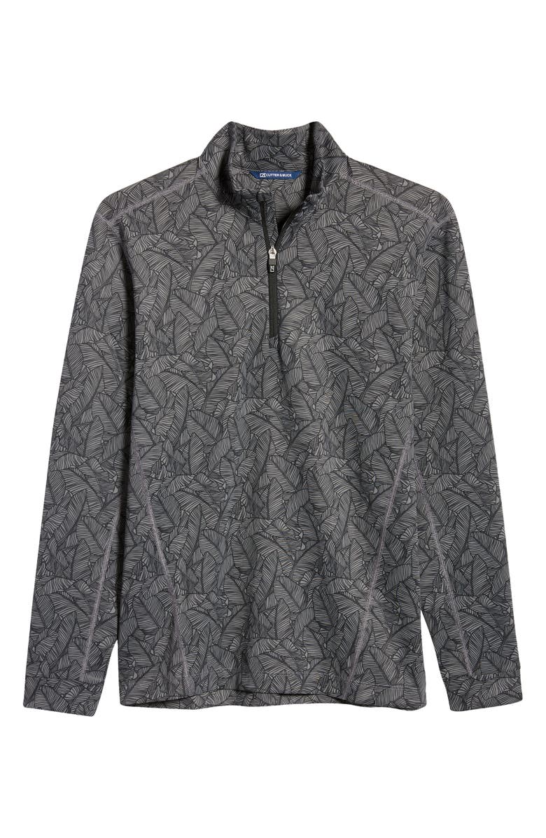 Cutter & Buck Traverse Stretch Print Half-Zip Pullover, Alternate, color, 