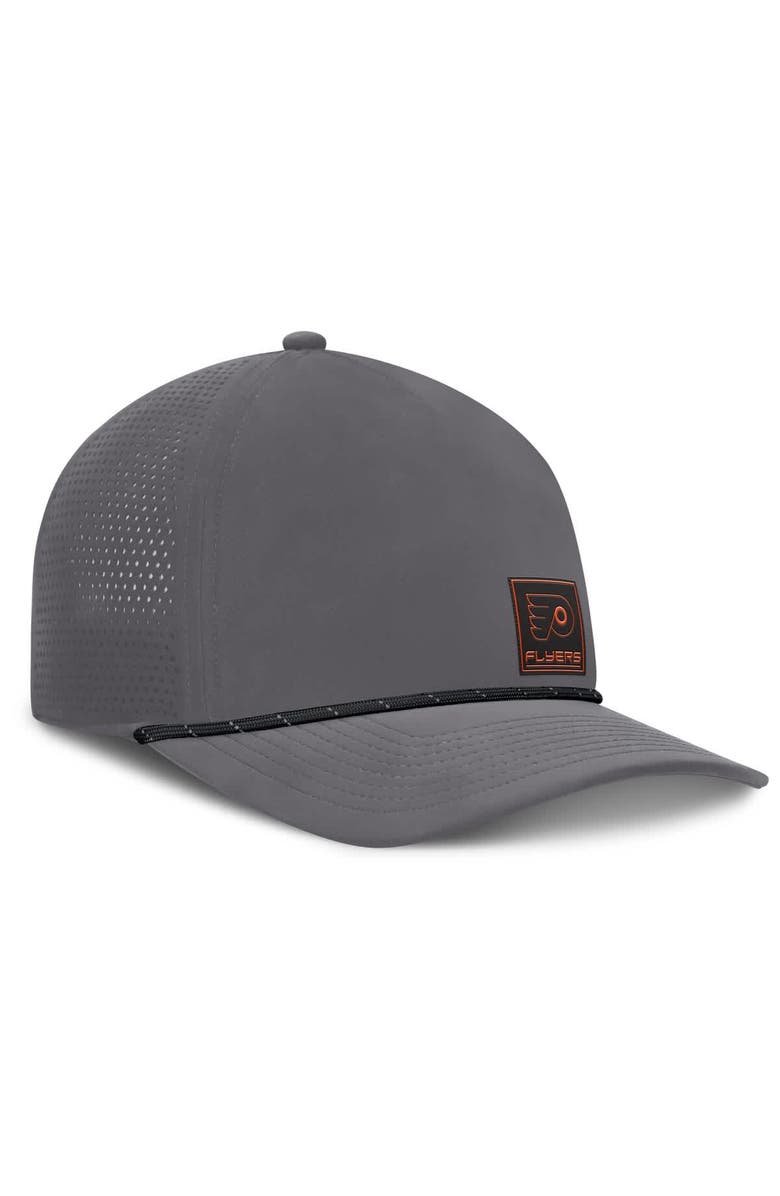 FANATICS Men's Fanatics Gray Philadelphia Flyers Captain Rope Adjustable Hat, Alternate, color, Gray