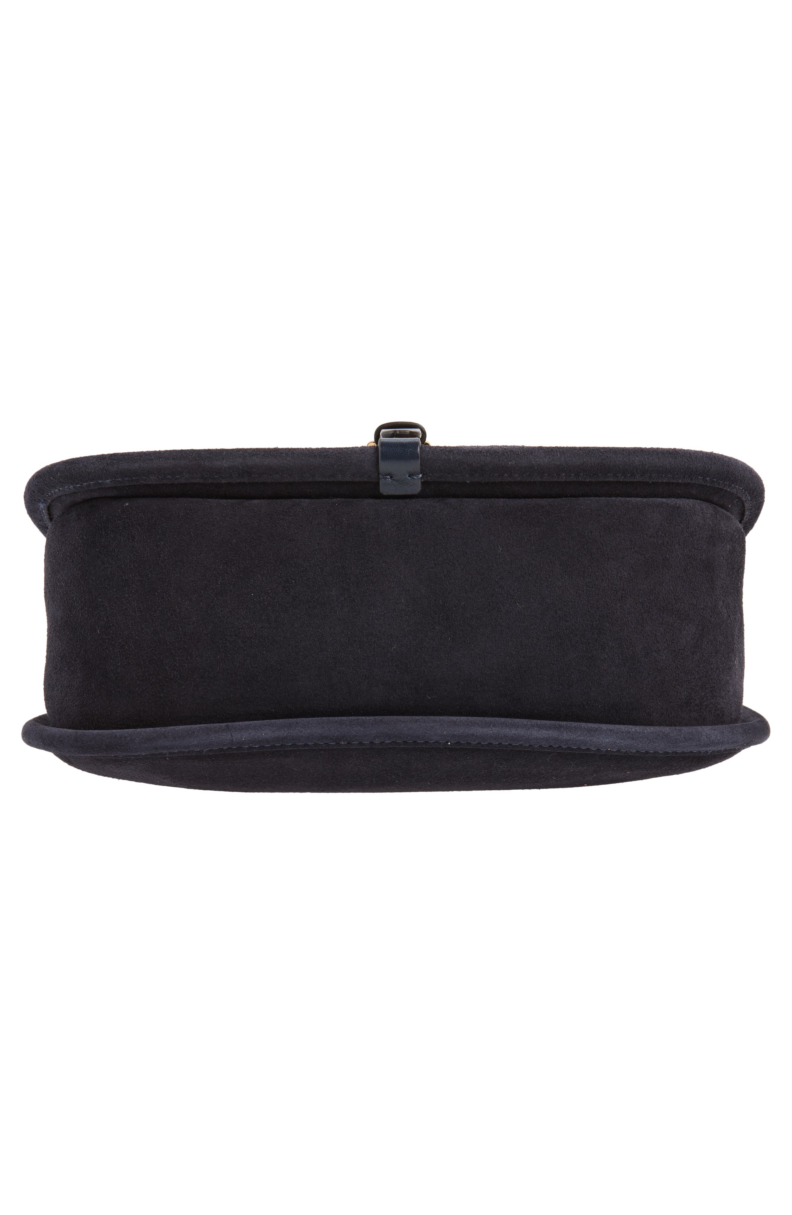 Belted Suede Hobo Bag, Alternate, color, BLUE