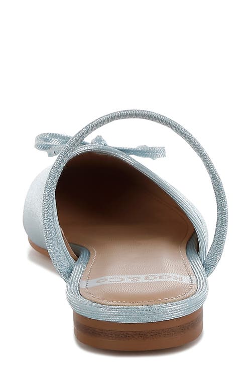 Rag & Co Opalia Shimmer Mule In Baby Blue