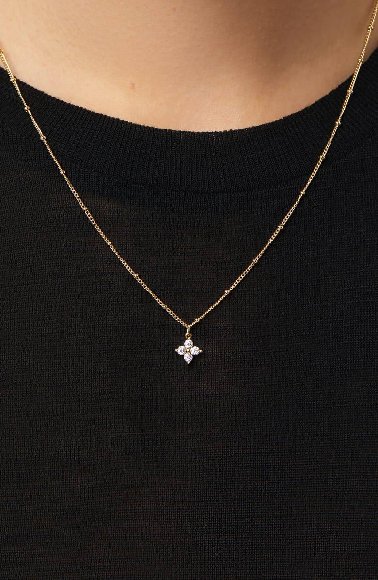 Ana Luisa Claire Pendant Necklace, Alternate, color, Gold / Clear