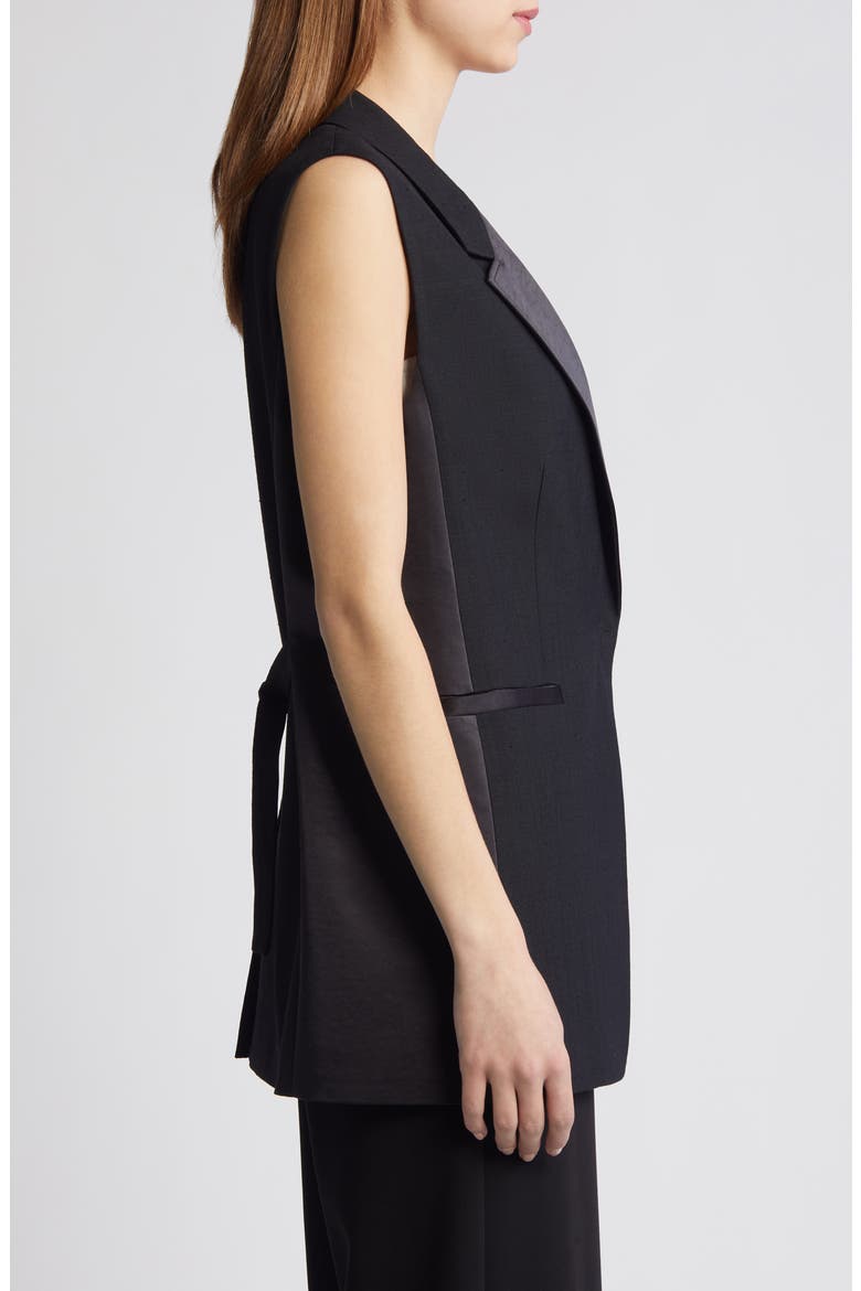 Helena Vest, Alternate, color, BLACK