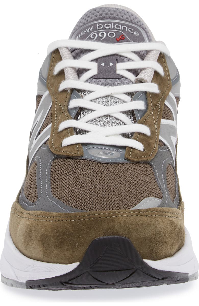 New Balance Gender Inclusive Made in USA 990v6 Sneaker, Alternate, color, Olive/ Grey