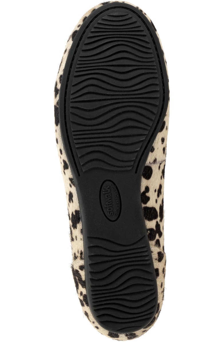 SoftWalk<sup>®</sup> Sonoma Genuine Calf Hair Flat, Alternate, color, Black/ White Pony