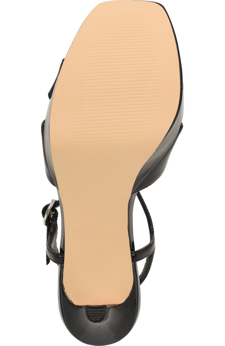 Nine West Tates Ankle Strap Platform Sandal, Alternate, color, Black