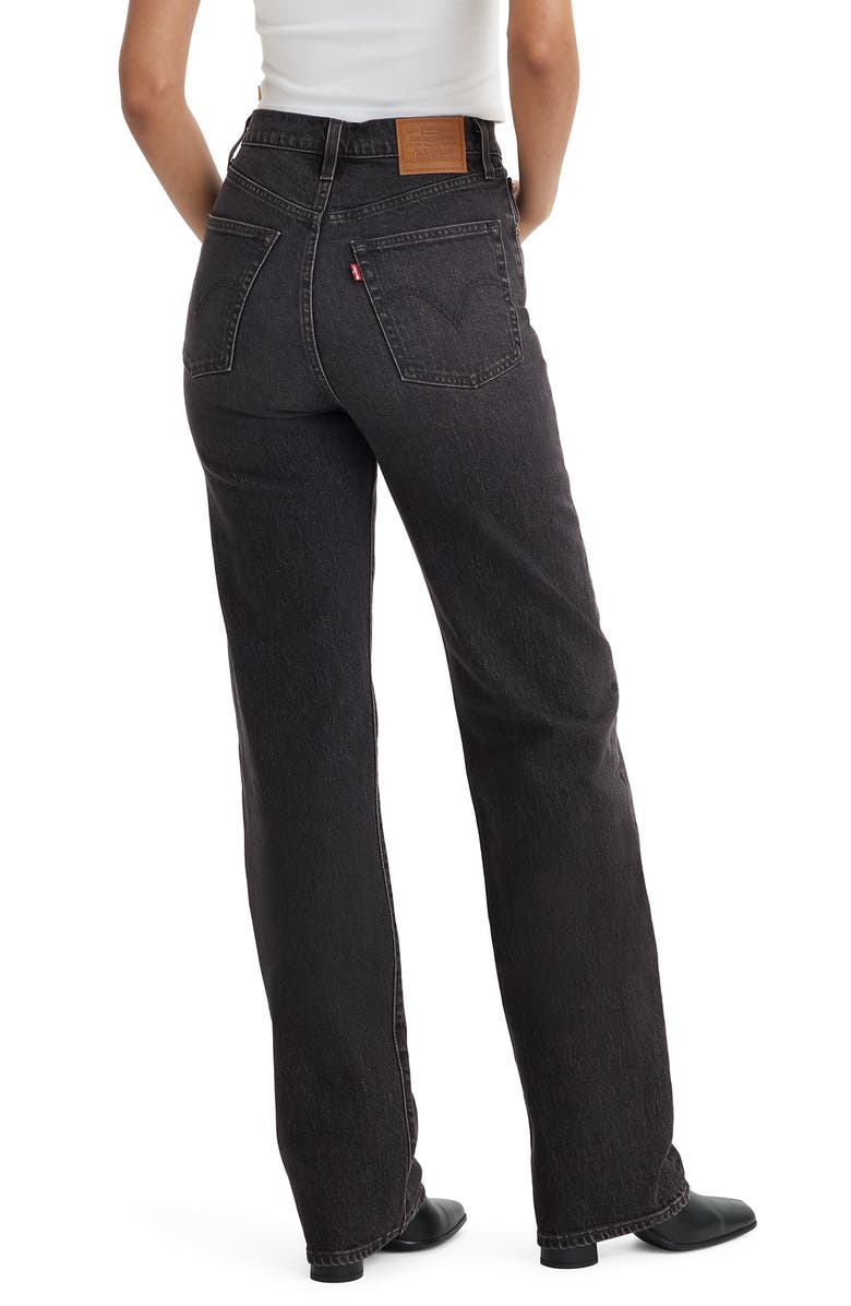 Levi's<sup>®</sup> Ribcage Full Length Jeans, Alternate, color, Static Noise Overload
